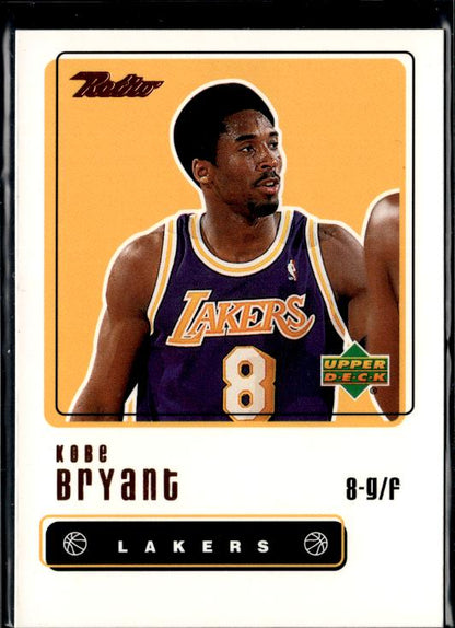 1999-00 Upper Deck Retro #8 Kobe Bryant Gold #/250