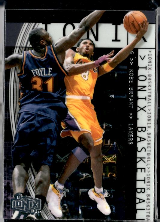 1999-00 Upper Deck Ionix #25 Kobe Bryant Los Angeles Lakers