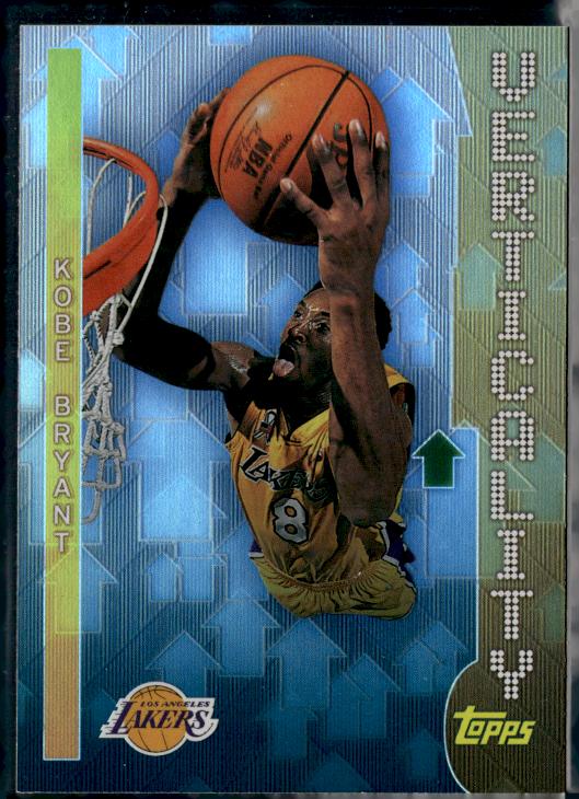 2002 Topps Verticality #V5 Kobe Bryant Lakers