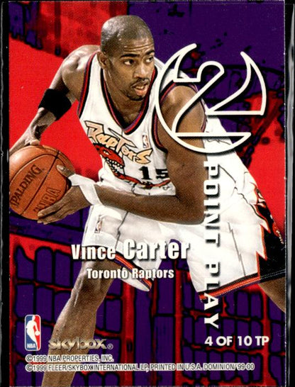 1999-00 SkyBox Dominion #4 TP Kobe Bryant / Vince Carter 2 Point Play