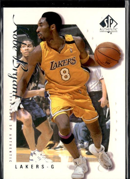 1999-00 SP Authentic #38 Kobe Bryant