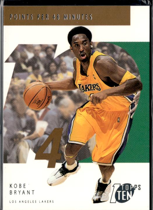 2002-03 Topps Ten #14 Kobe Bryant Parallel