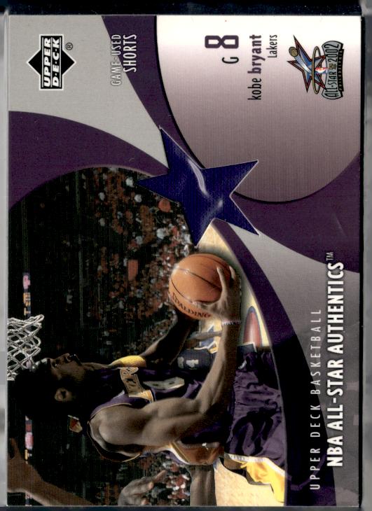 2002-03 Upper Deck #KB-AS Kobe Bryant NBA All-Star Authentics: Shorts