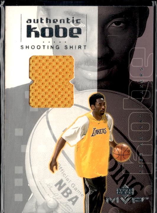 2001-02 Upper Deck MVP #KBSS Kobe Bryant Authentic Kobe