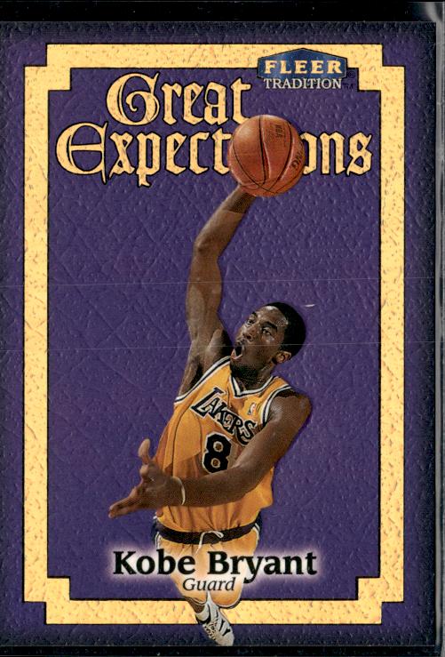 1998-99 Fleer Tradition #3 GE Kobe Bryant Great Expectations