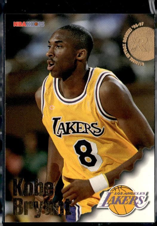 1996-97 Hoops Los Angeles Lakers Team Sheet SGA #NNO Kobe Bryant