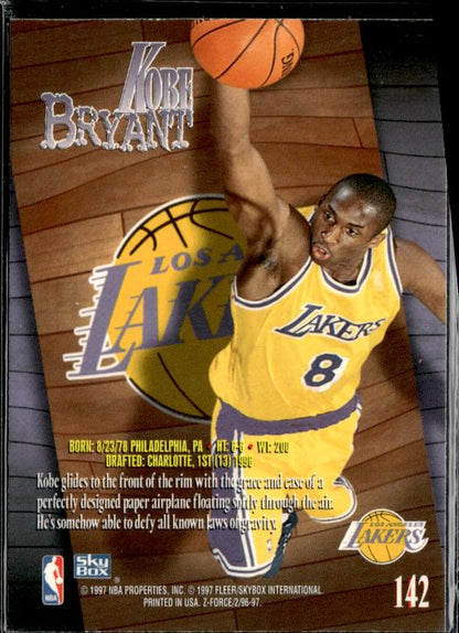 1996-97 SkyBox Z-Force #142 Kobe Bryant