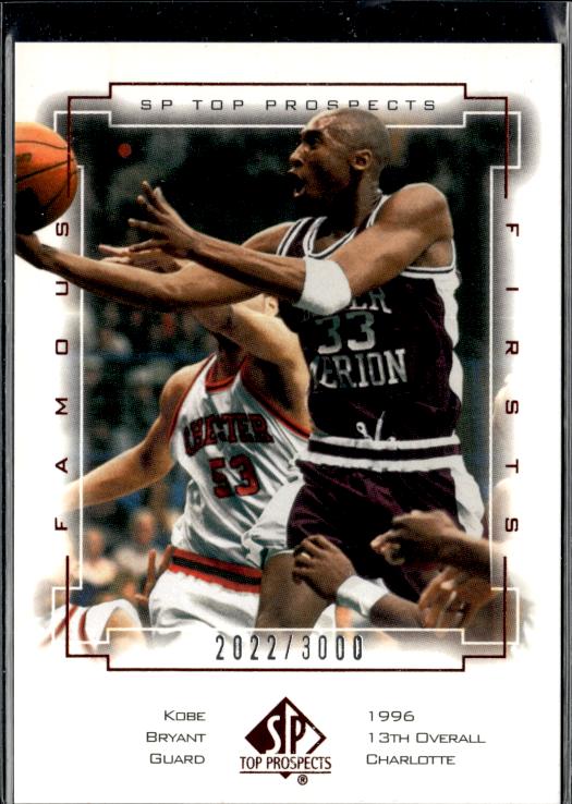 2000 SP Top Prospects #47 Kobe Bryant #/3000