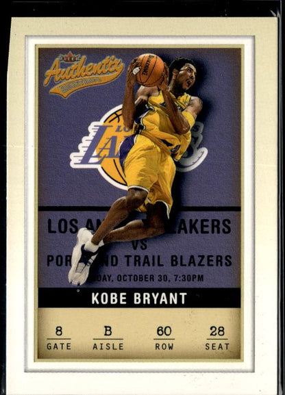 2001-02 Fleer Authentix #60 Kobe Bryant