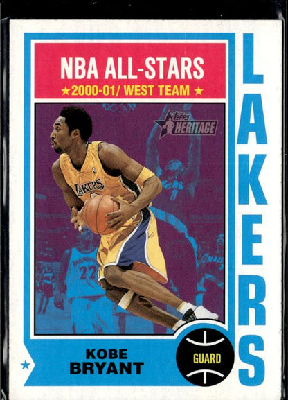 2001-02 Topps Heritage #30 Kobe Bryant